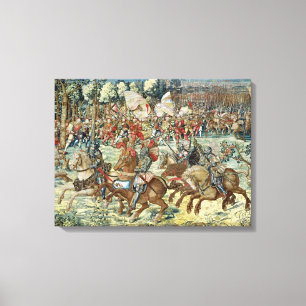 Toile La bataille de Pavie. L'Avance de Charles V