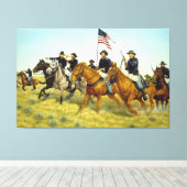 Toile La bataille de Prairie Dog Creek par Ralph Heinz (Insitu (Plancher de Bois))