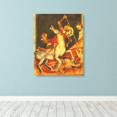 Toile La bataille de Saint George avec le Dragon (Insitu (Plancher de Bois))