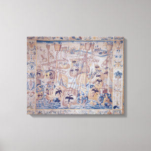 Toile La bataille de Tunis ou de Lepanto