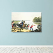 Toile La bataille de Waterloo décidée par le duc de Well (Insitu (Plancher de Bois))