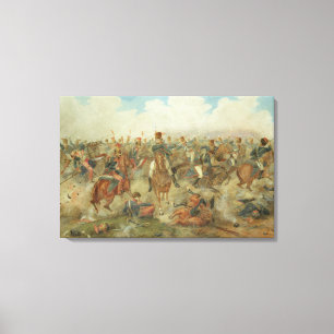 Toile La bataille de waterloo, le 18 juin 1815 (la