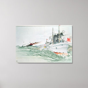Toile La bataille de Yalu, le 17 septembre 1894