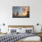 Toile La bataille du Nil, 1er août 1798, gravée (Insitu(Chambre))