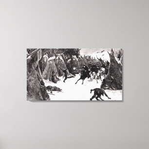 Toile La bataille du Washita