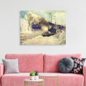 Toile La bataille entre la flotte de la mer Noire et (Insitu(Salon))