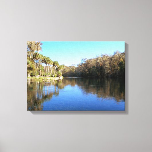 Toile La beauté de la rivière Silver (Recto)