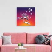 Toile La Beauté des Cœurs (Insitu(Salon))