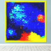 Toile La Beauté des Nebulas et des Galaxies. Commandez d (Insitu (Plancher de Bois))