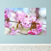 Toile La Beauté Discrète Des Fleurs De Sakura Au Printem (Insitu (Plancher de Bois))