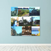 TOILE LA BEAUTÉ D'ITHACA, NEW YORK (Insitu (Plancher de Bois))