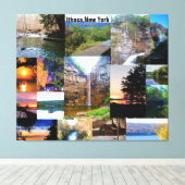 TOILE LA BEAUTÉ D'ITHACA, NEW YORK (Insitu (Plancher de Bois))
