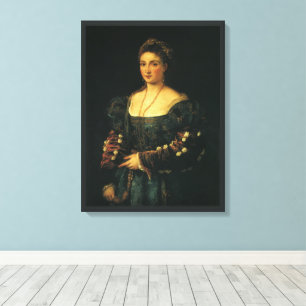 Toile La Bella, duchesse d'Urbino par Titien