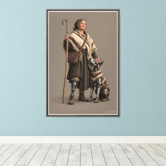 Toile La Bergère (Insitu (Plancher de Bois))