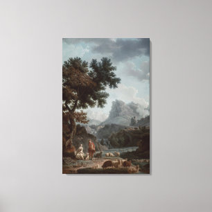 Toile La bergère alpine