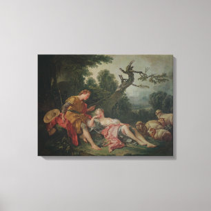 Toile La bergère de sommeil