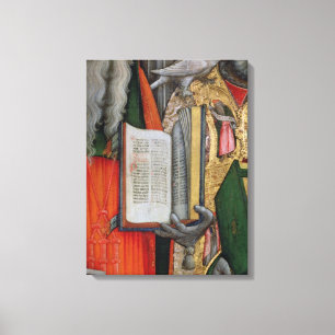 Toile La bible de St Jerome et la colombe de St Gregory,