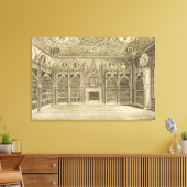 Toile La Bibliothèque, gravée par Godfrey, de 'Descripti (Insitu(Salon))