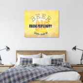 Toile La bière rend les gens heureux (Insitu(Chambre))