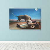 Toile La Bohémienne endormie | Henri Rousseau | (Insitu (Plancher de Bois))