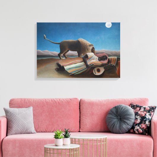 Toile La Bohémienne endormie | Henri Rousseau | (Insitu(Salon))