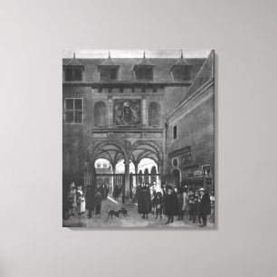 Toile La bourse des valeurs à Amsterdam