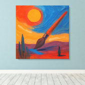 Toile La brosse des rêves (Insitu (Plancher de Bois))