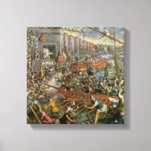 Toile La capture de Constantinople en 1204 (huile sur le
