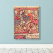 Toile La capture de Ferdinand du Portugal (Insitu (Plancher de Bois))