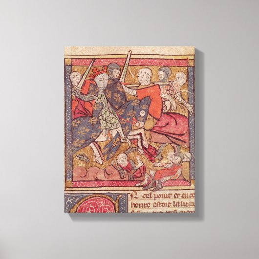 Toile La capture de Ferdinand du Portugal (Recto)