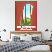 Toile La carte des Berkshires Massachusetts (Insitu(Chambre))