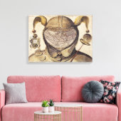 Toile La carte du monde Casquette de l'idiot (Insitu(Salon))