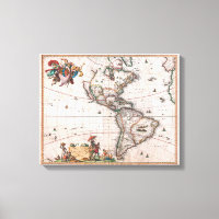 La carte Visscher du Nouveau Monde