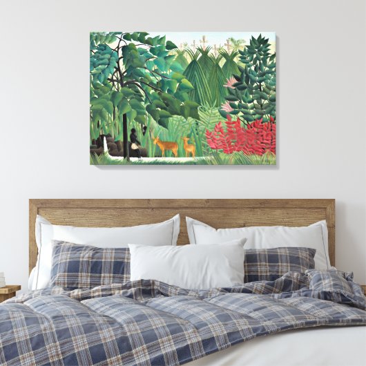 Toile La cascade d'Henri Rousseau (Insitu(Chambre))