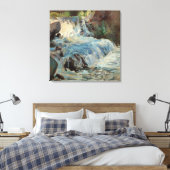 Toile La cascade par Twachtman, l'impressionnisme Vintag (Insitu(Chambre))