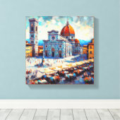 Toile La cathédrale de Florence, (Insitu (Plancher de Bois))