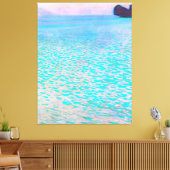 Toile La célèbre peinture de Gustav Klimt's Attersee. (Insitu(Salon))