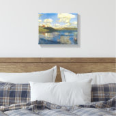 Toile La célèbre peinture d'Isaak Levitan "Le Lac" (Insitu(Chambre))