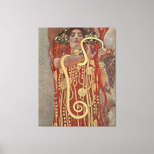 Toile La célèbre peinture Hygieia de Gustav Klimt.