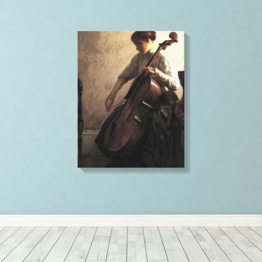 Toile La Celliste (par Joseph DeCamp) (Insitu (Plancher de Bois))