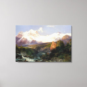 Toile La chaîne de Teton
