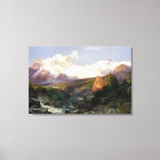 Toile La chaîne de Teton (Recto)