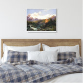 Toile La chaîne de Teton par Thomas Moran (Insitu(Chambre))