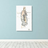 Toile La Chasse (par Ann Macbeth) (Insitu (Plancher de Bois))