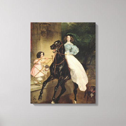 Toile La Cheval, Portrait de Giovanina (Recto)