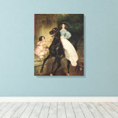 Toile La Cheval, Portrait de Giovanina (Insitu (Plancher de Bois))