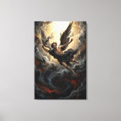 Toile La Chute de Lucifer du Ciel (Recto)