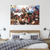 Toile "La chute des anges rebelles" de Pieter Bruegel (Insitu(Chambre))