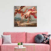 Toile La chute d'Icarus (par Jacob Peter Gowy) (Insitu(Salon))