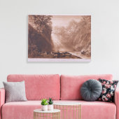 Toile La chute du Clyde, gravée par Charles Turner (Insitu(Salon))